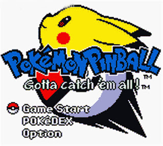 pokemon pinball schermata iniziale game boy color