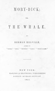 Title page of the first edition of Moby-Dick, 1851