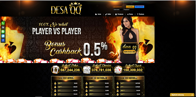 DesaQQ Merupakan BandarQ Online Dan Agen Poker Terpercaya Indonesia