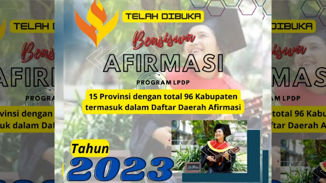 Beasiswa LPDP Daerah Afirmasi Tahun 2023 Provinsi Nusa Tenggara Timur