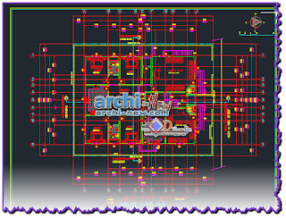 download-autocad-cad-dwg-file-Villa-house-with-all-the-architectural-details