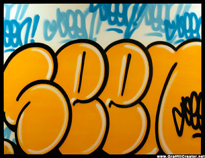 letras graffity. letras para graffiti. si es