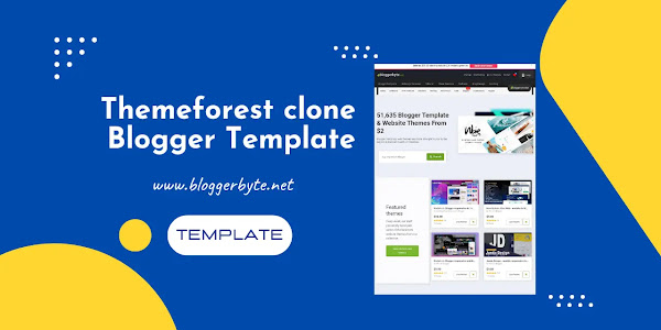 Themeforest Clone Responsive Blogger Template