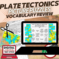 EARTH SCIENCE Activities for Test Prep, Test Review, Study Guides, and Vocabulary Review--PICTURE PUZZLES