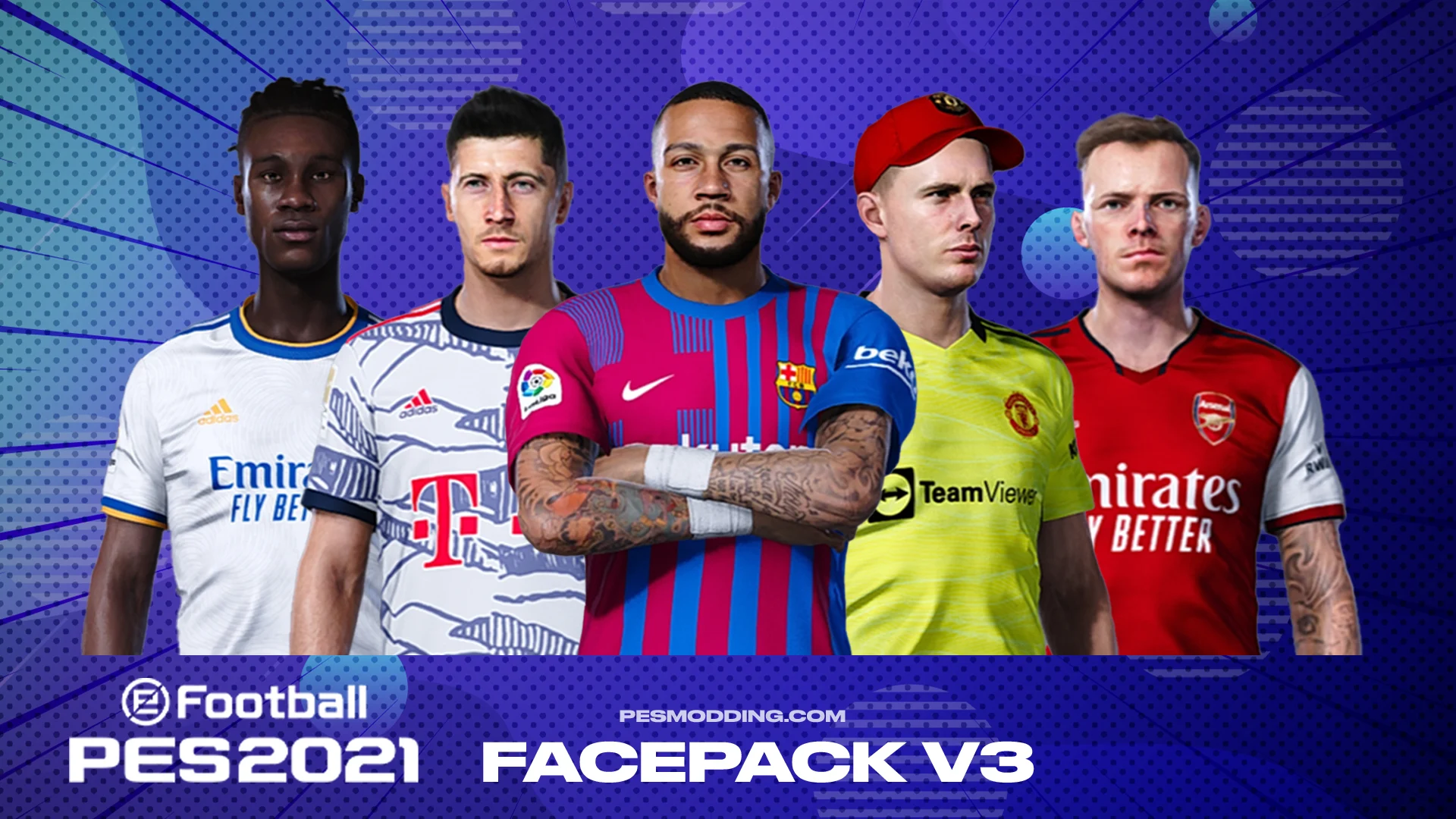 PES 2021 Facepack V3 | Sider And CPK Version