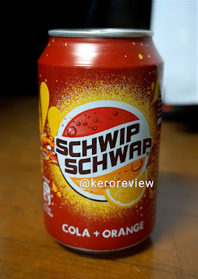 รีวิว ชวิปชวาป น้ำอัดลมรสโคล่า + ส้ม (CR) Review Cola + Orange Soda, Schwip Schwap Brand.