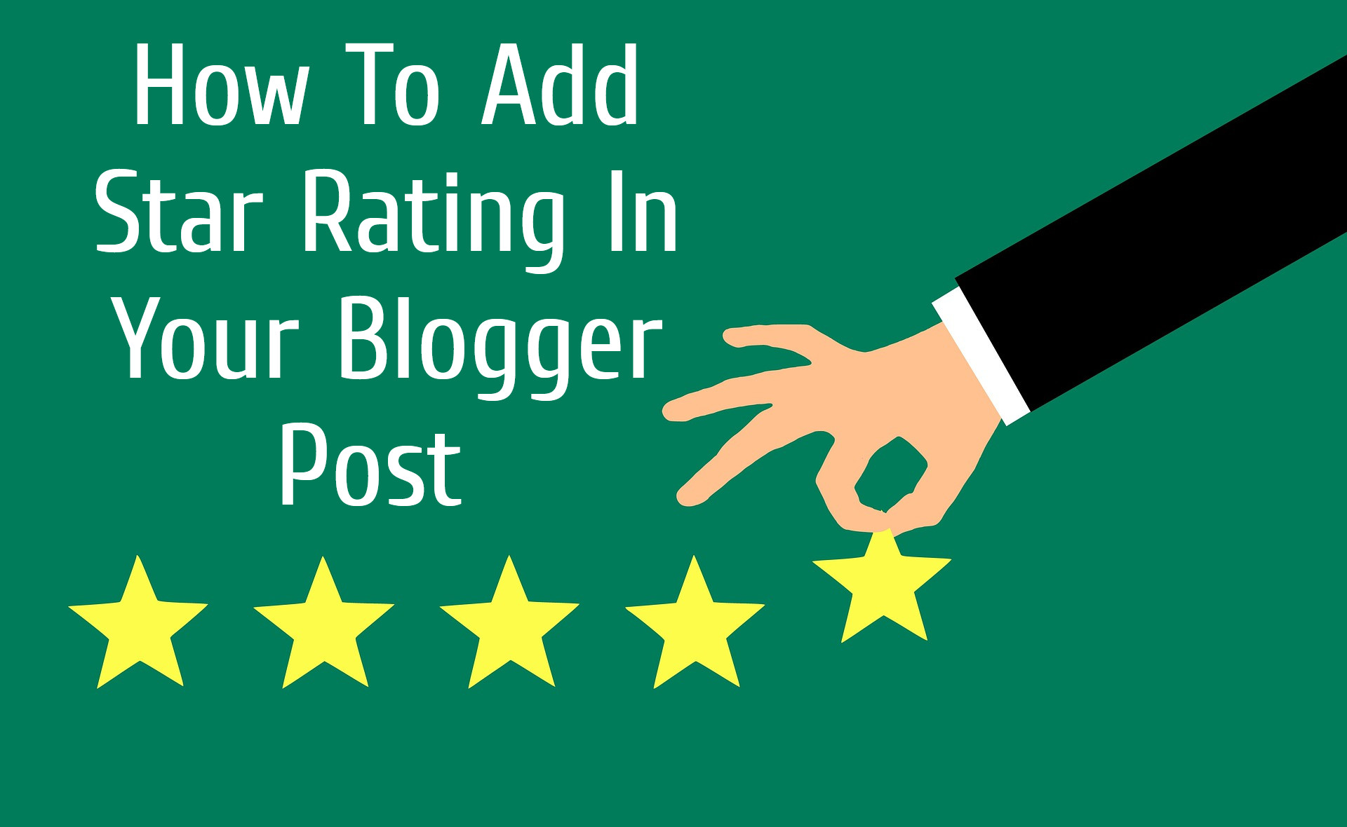 How To Add Star Rating Snippets In Blogger Post 2021