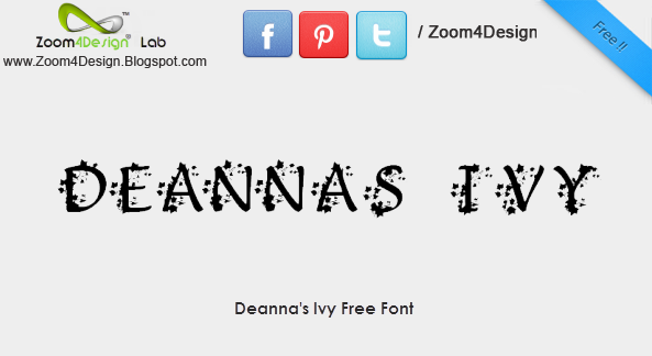 Deanna's Ivy free font
