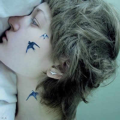 Rainbow Swallows Tattoos