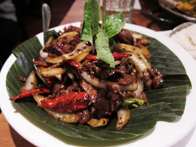 Chilli Lamb at Burma Superstar