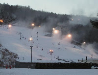 This photo, courtesy of West Mountain night, is NOT from last night as no snowmaking operations were underway. 

The Saratoga Skier and Hiker, first-hand accounts of adventures in the Adirondacks and beyond, and Gore Mountain ski blog.