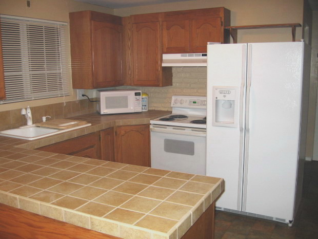 Ceramic Tile Kitchen Countertop