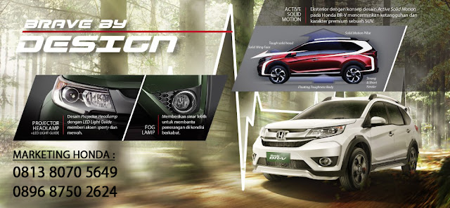 desain sporty nan gagah honda br-v