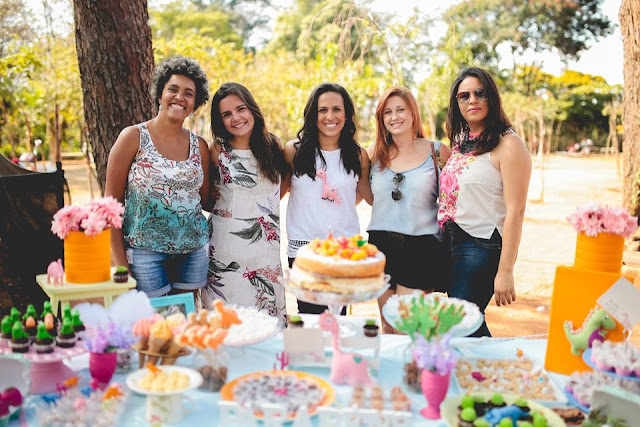 Aniversário Tema Dinossauro - Meninas - DIY - Belo Horizonte - festa no parque - Equipe Blog Mamãe Sortuda