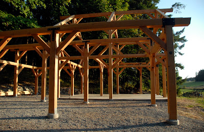 timber frame barn orcas island