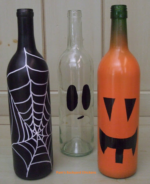 DIY Spooky Halloween Bottles. Raid your recycling bin and make these adorable, spooky bottles to dress up your house. They're easy to make and they'll last forever.