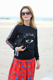 Kenzo eye sweatshirt, Kenzo eye trend, felpa occhio Kenzo, marc by marc jacobs sunglasses, Fashion and Cookies, fashion blogger