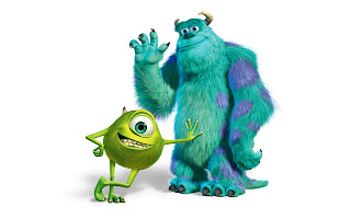 Mike Wazowski and Sullivan Monsters University HD Wallpaper