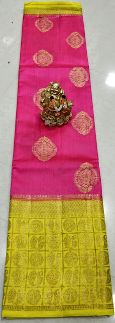 Kanchipuram Korvai Silk Pattu  Saree