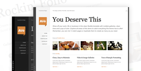 Design Avenue - HTML/CSS Template - Portfolio Creative
