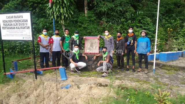 Pemuda di HSS Gelar Napak Tilas, Menapaki Jejak Sejarah Proklamasi Kalimantan