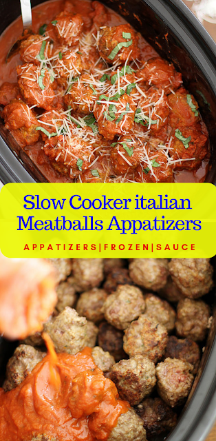 Slow Cooker Italian Meatballs Appatizers