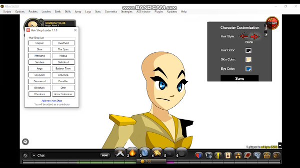 Armor Customizer RBot Plugin AQW