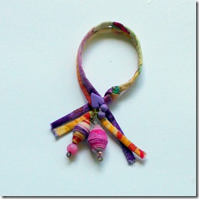 collana di stoffa fucsia-9