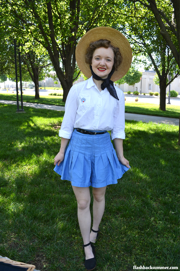 Flashback Summer: Little Debbie Vintage Summer Picnic Outfit