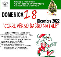 Domenica si corre verso Babbo Natale. Torna l'appuntamento alessandrino con l'allenamento collettivo del G.P. Cartotecnica Piemontese