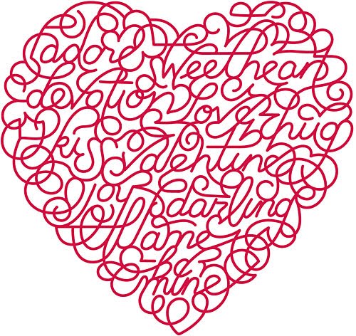 Graffiti Love Heart by Corazon