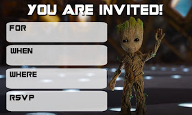 free printable guardians of the galaxy invitations