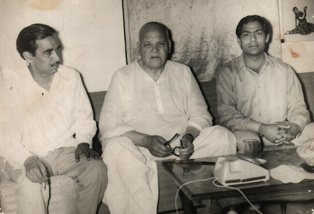 Shams Malik with Abdul Qayyum Khan