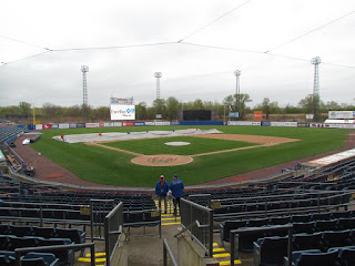 Home plate to center field, NBT Ballpark