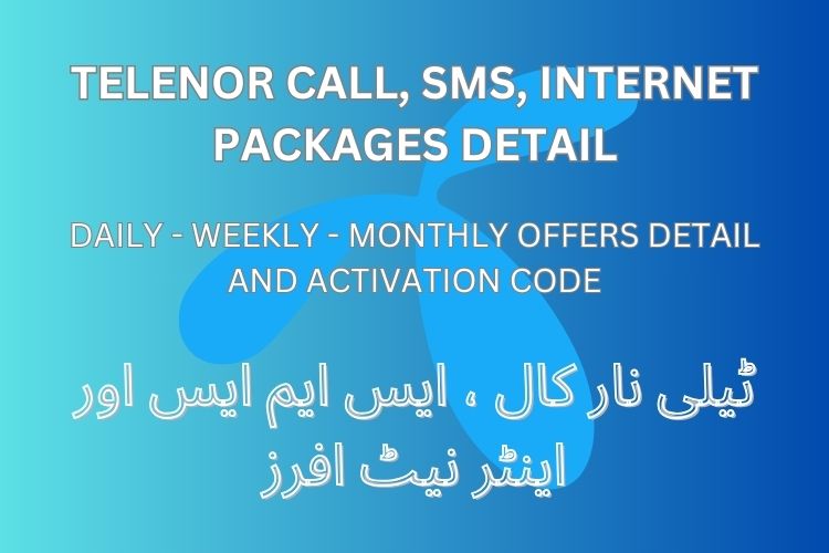 Telenor Call SMS and Internet Packages