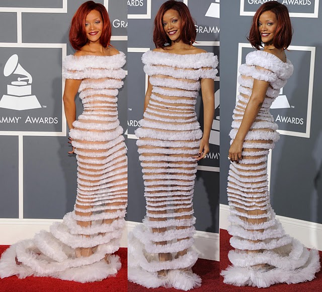 rihanna 2011 grammy dress. Rihanna+2011+grammy+outfit