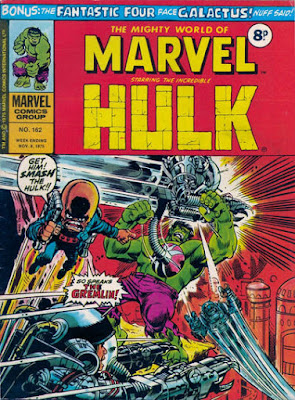 Mighty World of Marvel #162, Hulk vs Gremlin