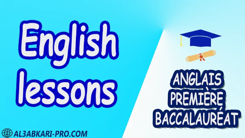 English lessons - Grammar Courses - Anglais Première baccalauréat PDF English 1 ère Bac première baccalauréat 1 er bac 1 ere