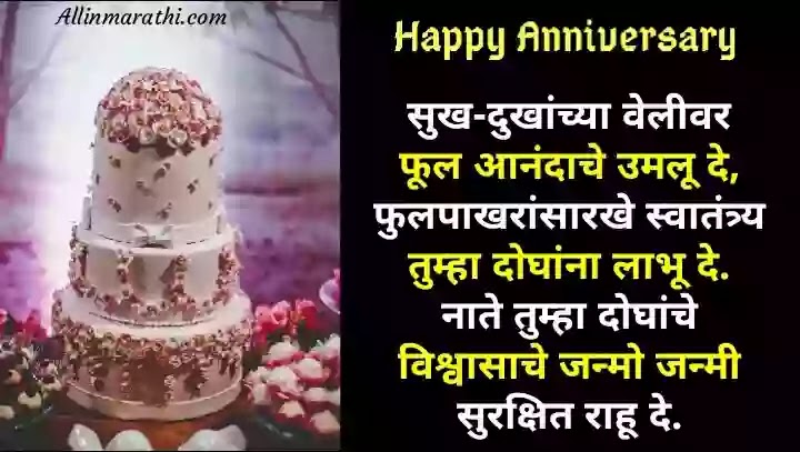 Happy Anniversary wishes marathi