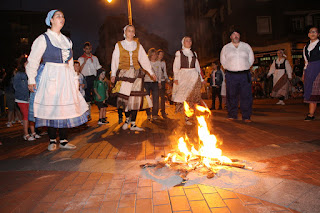 Fiesta de la noche de San Juan en Barakaldo