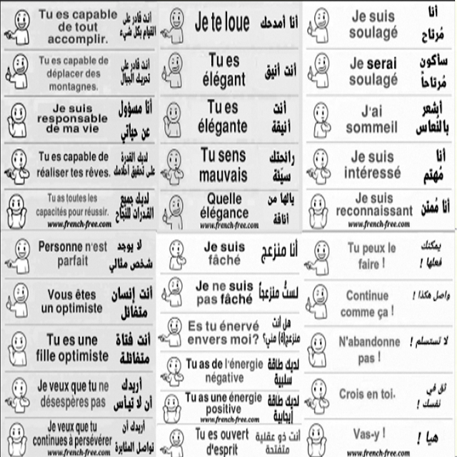 تعلم الفرنسية بطريقة رائعة 2023 بسرعة مع الأستاذ مجاناً + للتحميل PDF مكتوبة للمراجعة ملخص الأسبوع 1 للمبتدئين بالنطق Apprendre le français