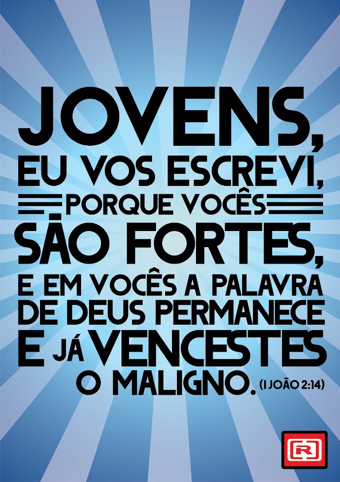 Vamos lutar pelos jovens, não deixem que tantos jovens pereçam. Eu e você somos os culpados por não falar-lhes do amor de Deus!