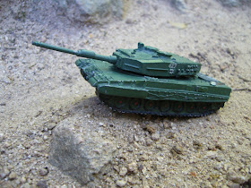 diorama del tanque de guerra Leopard 2