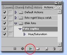 tutorial photoshop membuat action