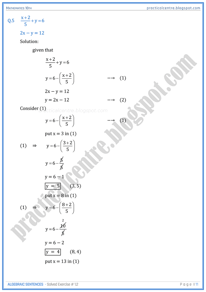 algebraic-sentences-exercise-1-2-mathematics-10th