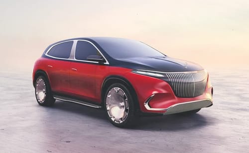 Mercedes presents the electric Maybach model