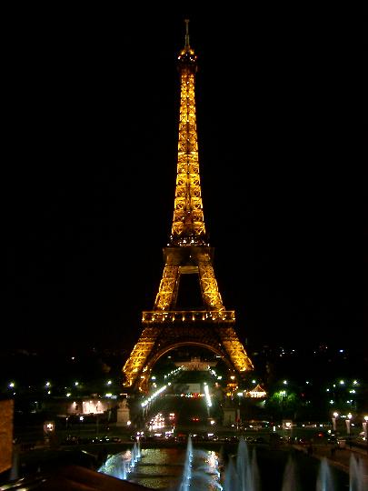 World Beautiful Places: Eiffel Tower Paris at night
