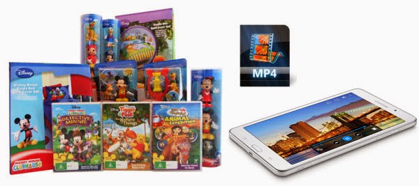 Copy Disney DVD to HD MP4 for Galaxy Tab 4