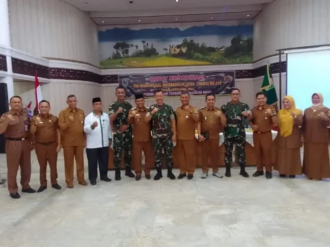 Hadiri Rakor TMMD 115, Wabup  Ekspos Kesiapan Pemda dan Masyarakat Padang Pariaman