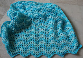 crochet ripple blanket pattern, crochet chevron blanket pattern, crochet blanket pattern for baby boy